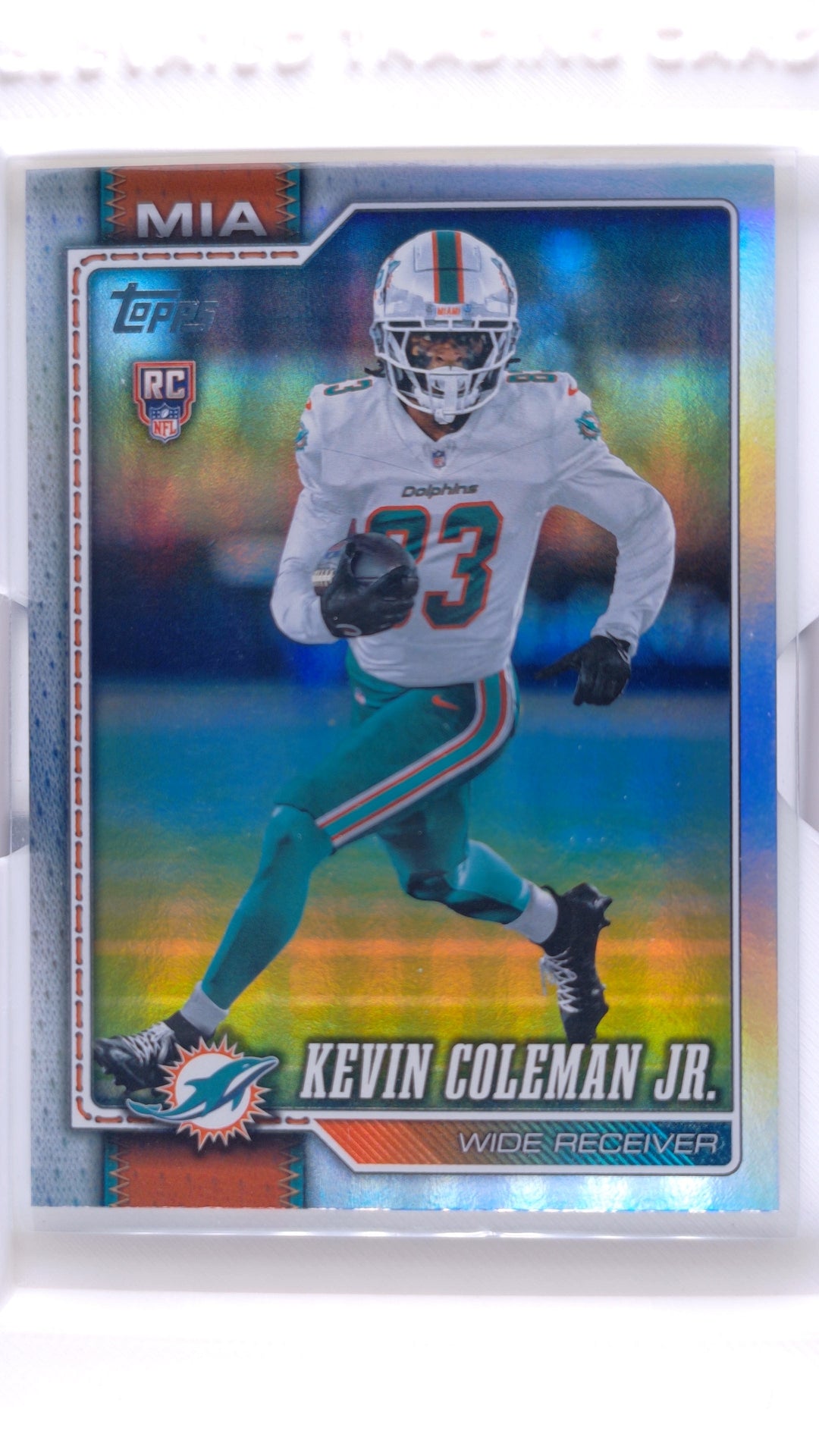 #337 Kevin Coleman Jr. Rookie Holo Foil - front