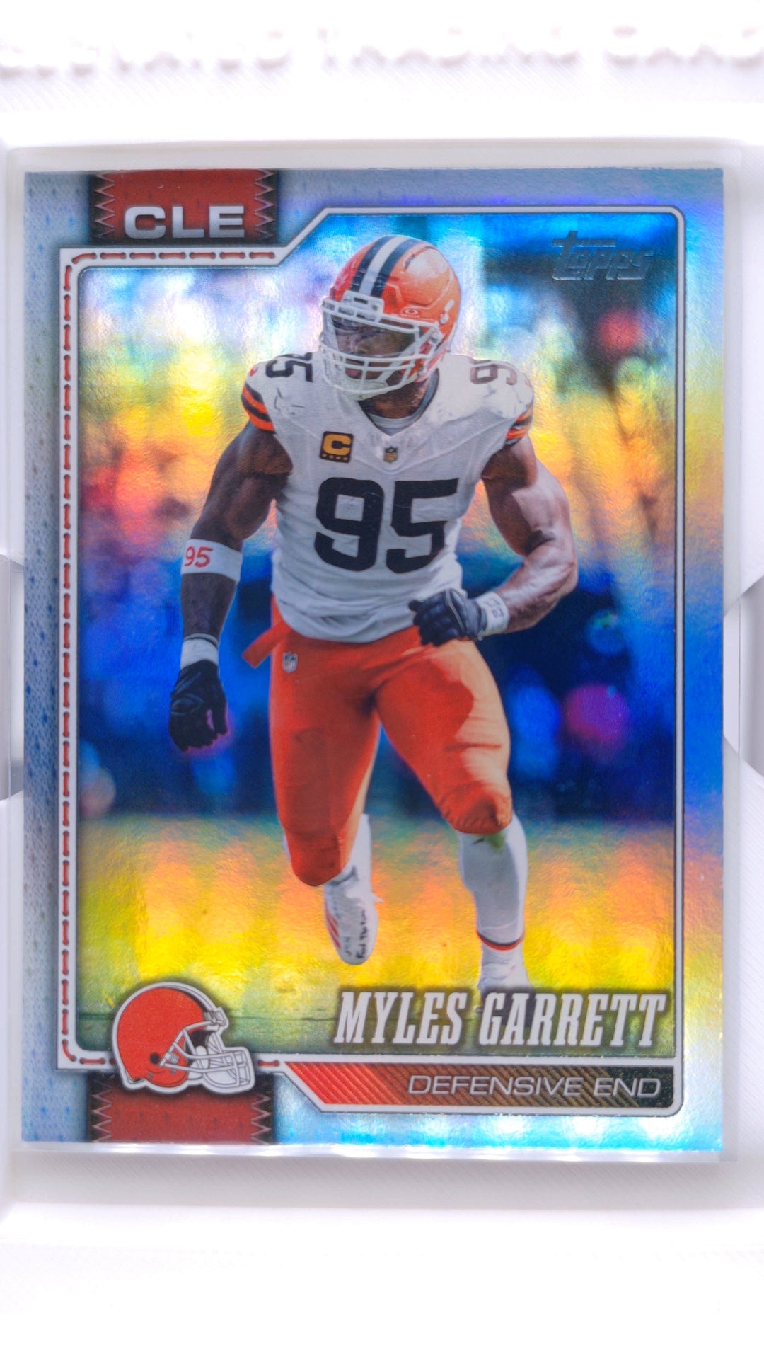 #49 Myles Garrett Holo Foil - front