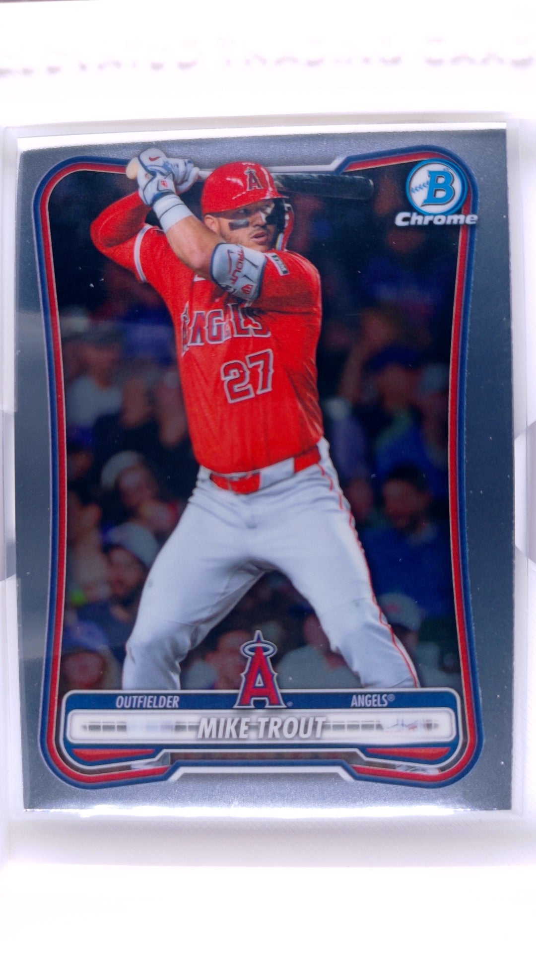 #75 Mike Trout - front