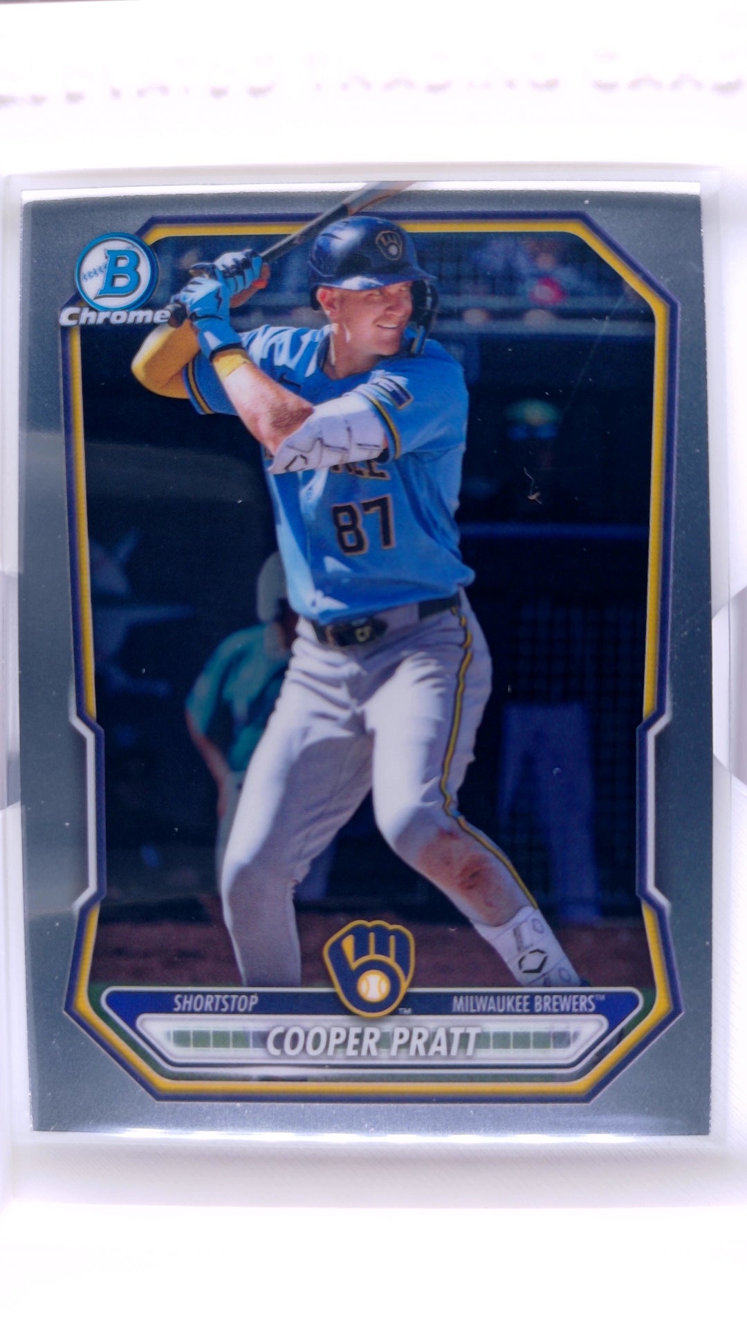 #BCP-248 Cooper Pratt Bowman Chrome Prospects - front