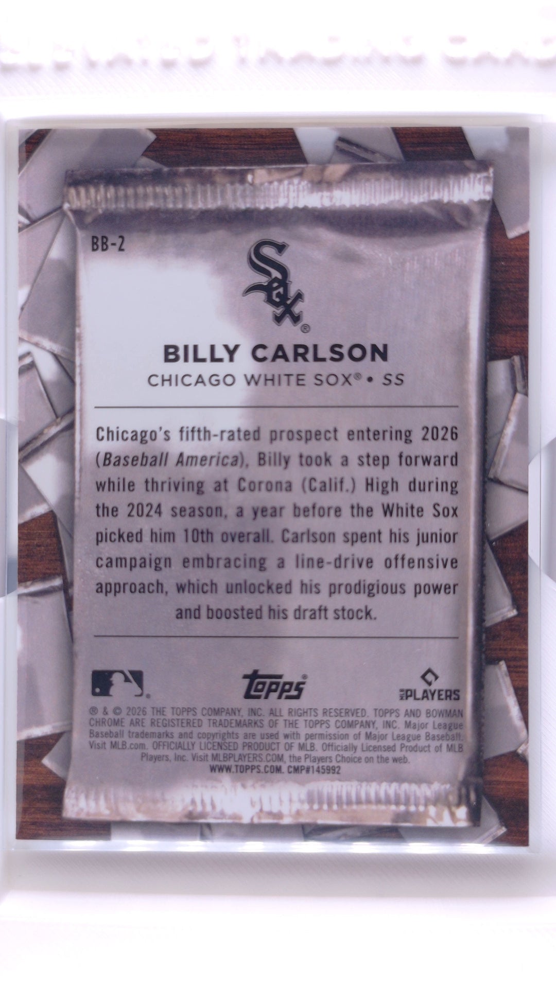 #BB-2 Billy Carlson Big Break - back