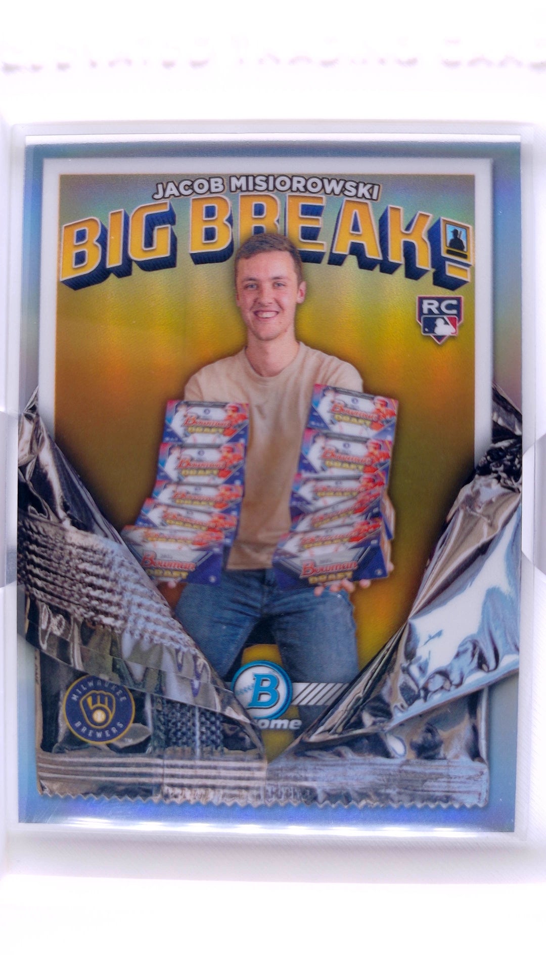 #BB-12 Jacob Misiorowski Rookie Big Break - front