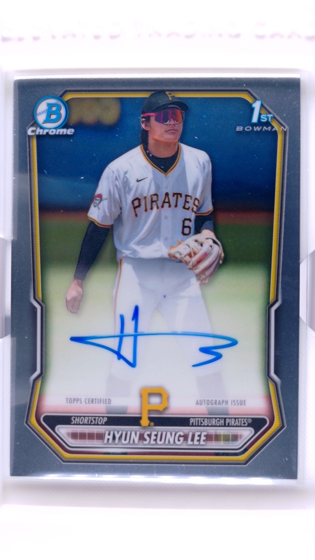 #CPA-HL Hyun Seung Lee Bowman Chrome Prospect Autographs - front