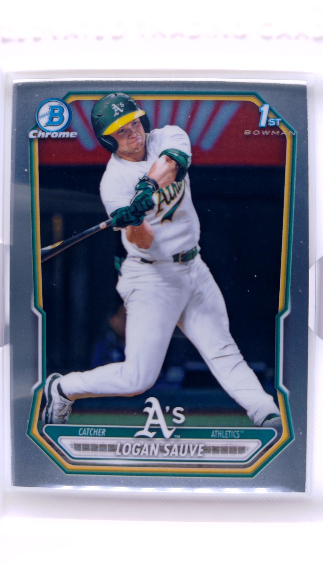 #BCP-181 Logan Sauve Bowman Chrome Prospects - front