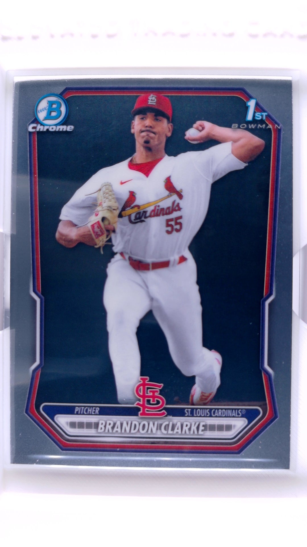 #BCP-171 Brandon Clarke Bowman Chrome Prospects - front