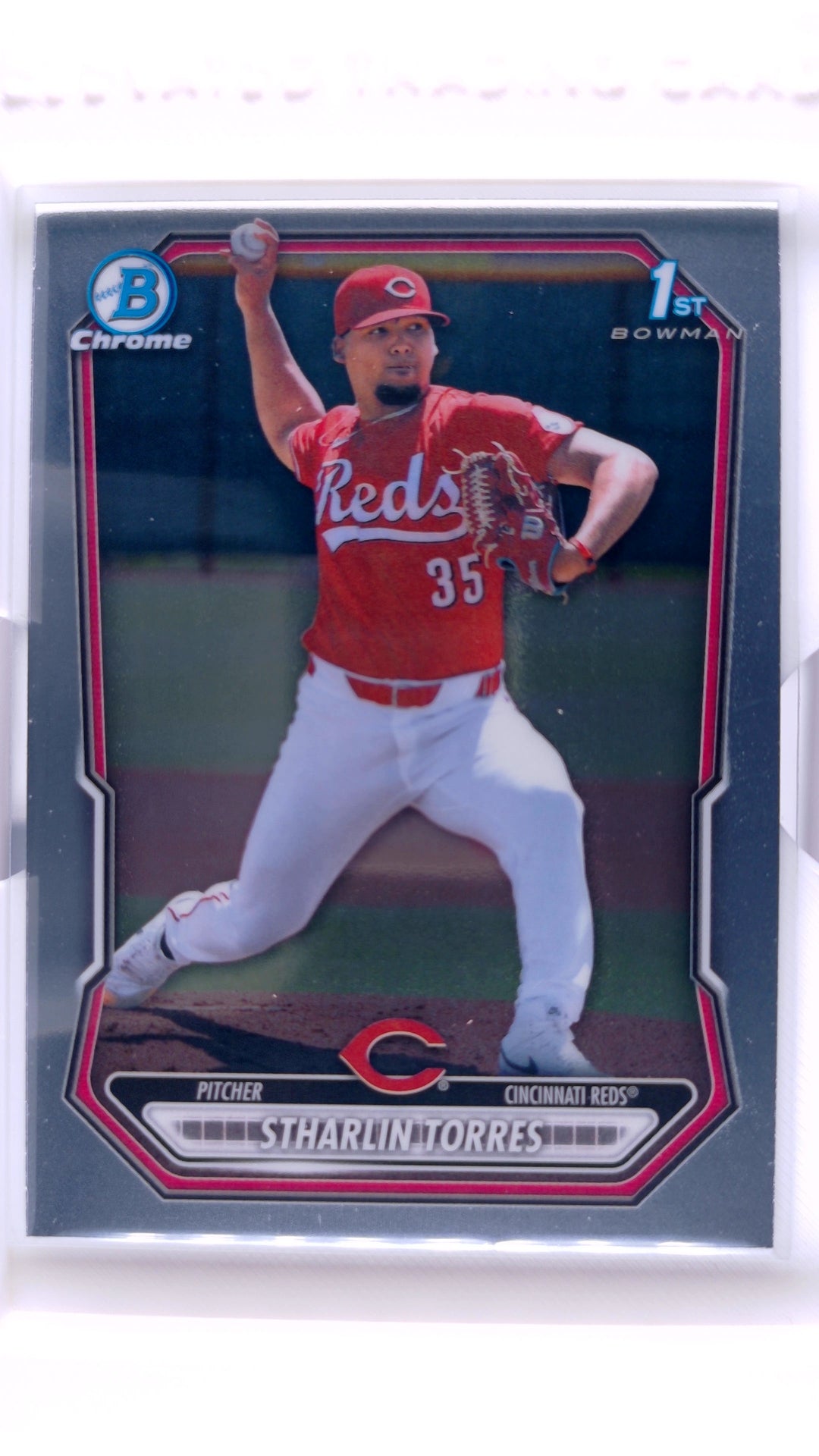 #BCP-203 Stharlin Torres Bowman Chrome Prospects - front