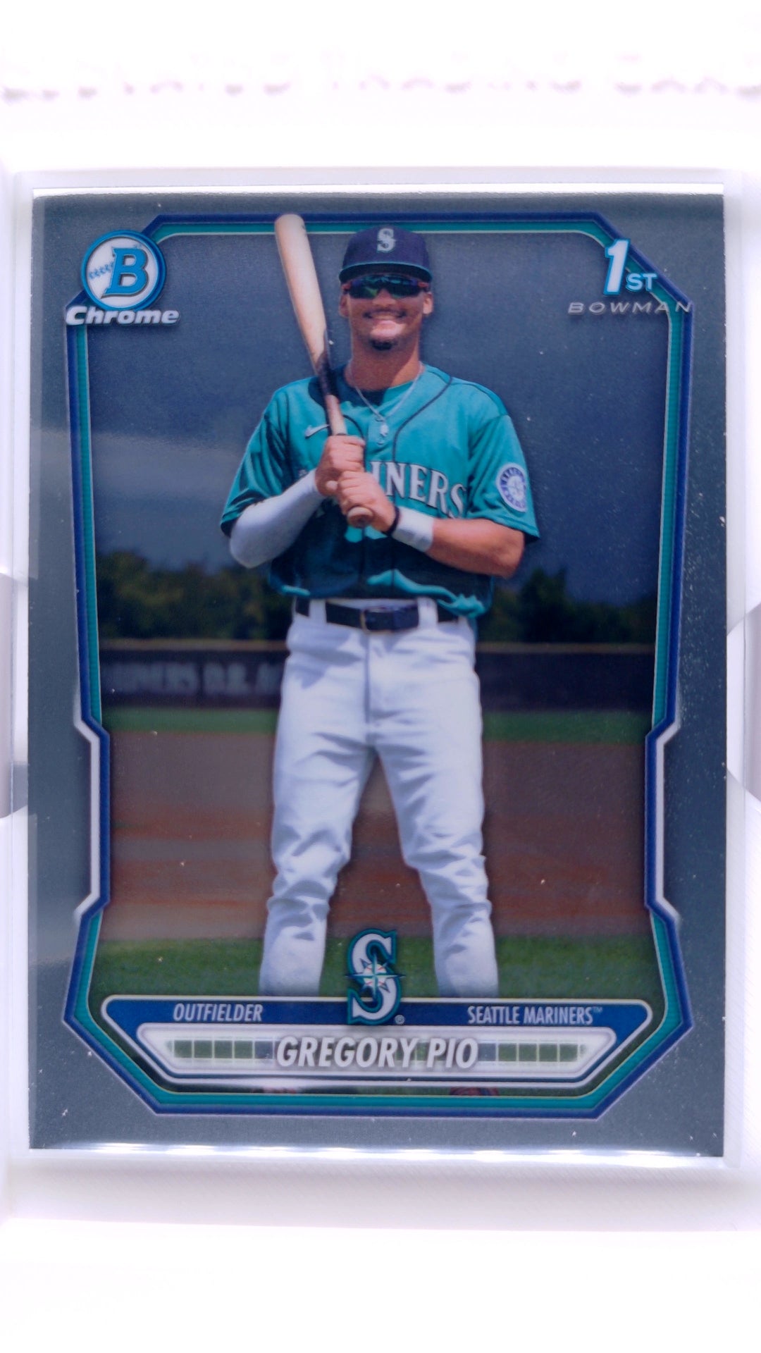 #BCP-176 Gregory Pio Bowman Chrome Prospects - front