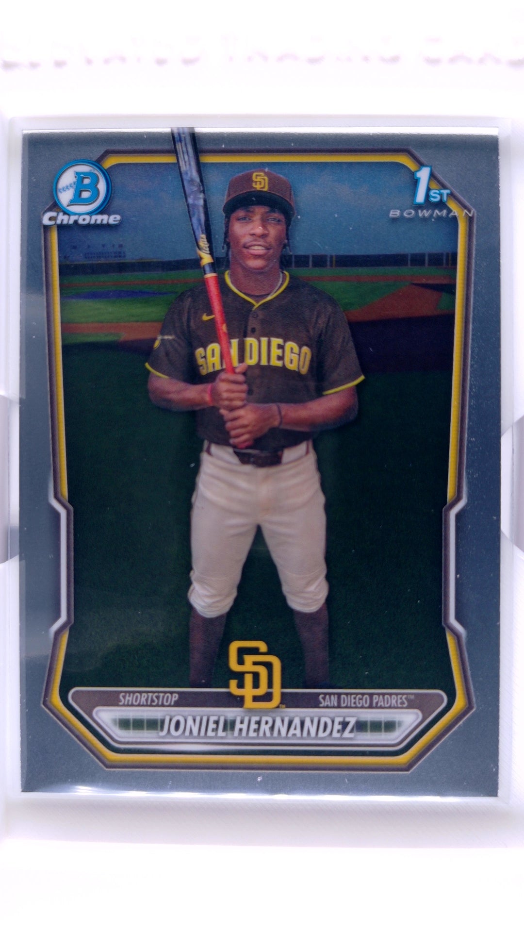 #BCP-201 Joniel Hernandez Bowman Chrome Prospects - front