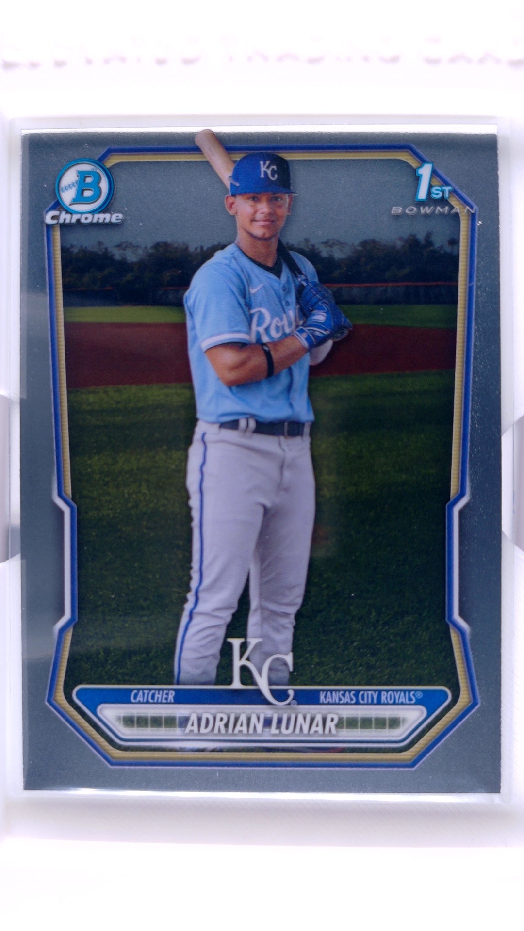 #BCP-206 Adrian Lunar Bowman Chrome Prospects - front