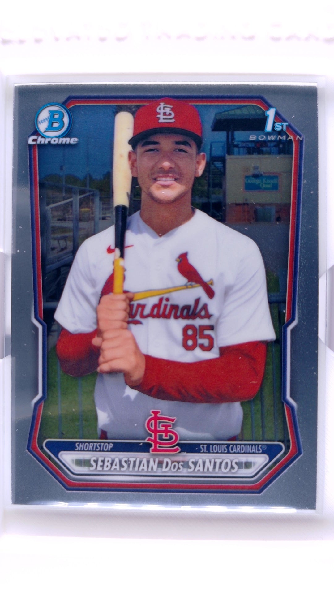 #BCP-190 Sebastian Dos Santos Bowman Chrome Prospects - front