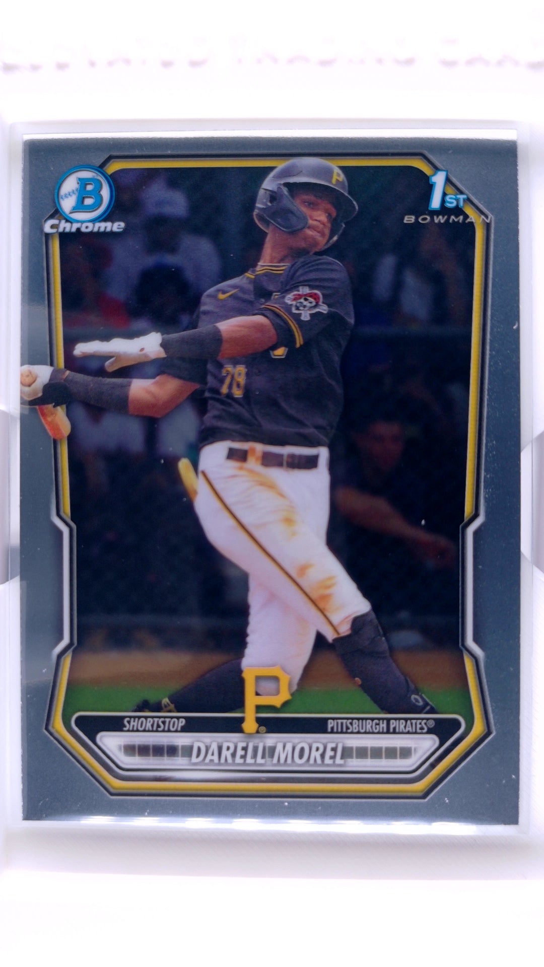 #BCP-165 Darell Morel Bowman Chrome Prospects - front