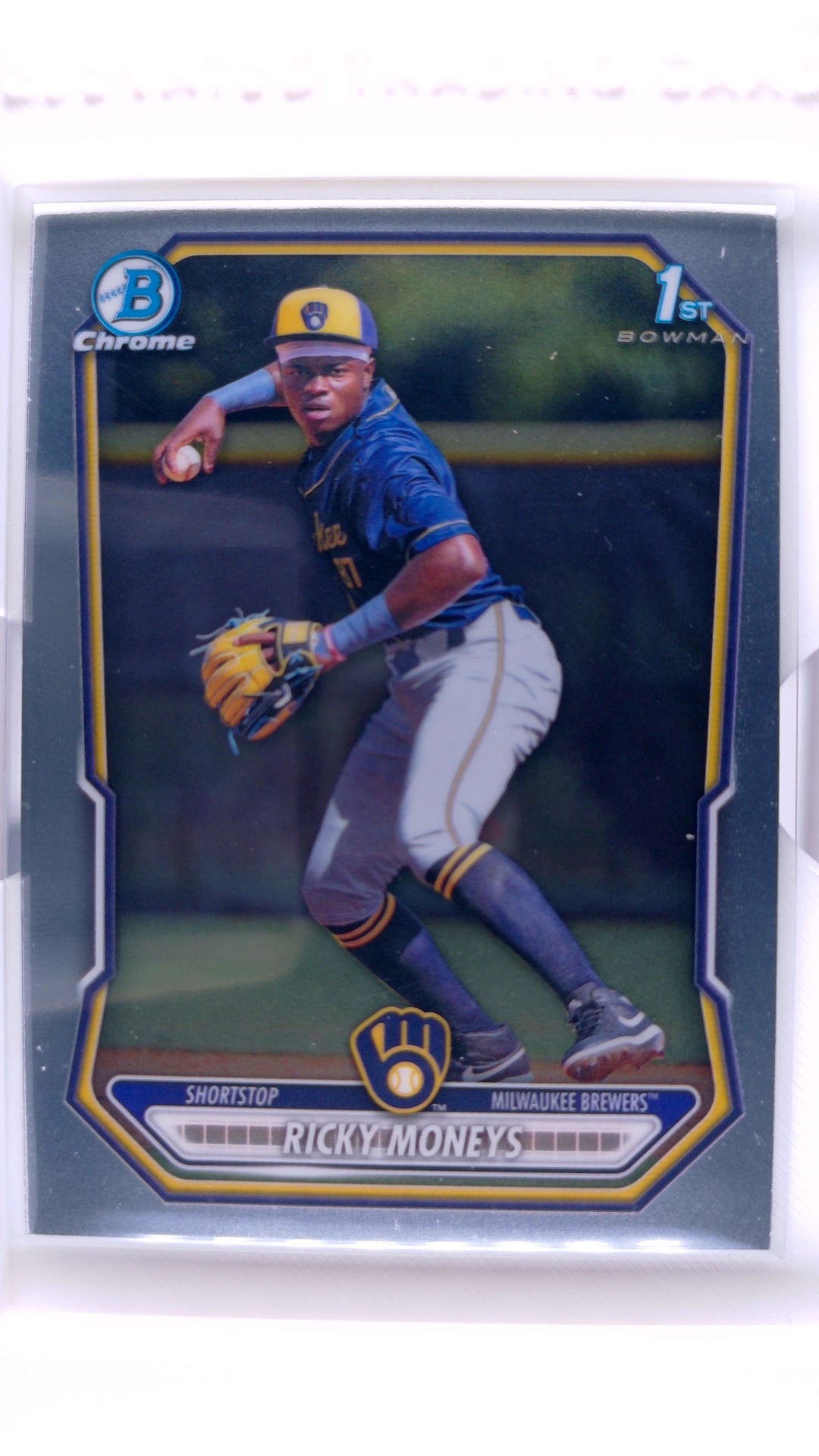 #BCP-192 Ricky Moneys Bowman Chrome Prospects - front