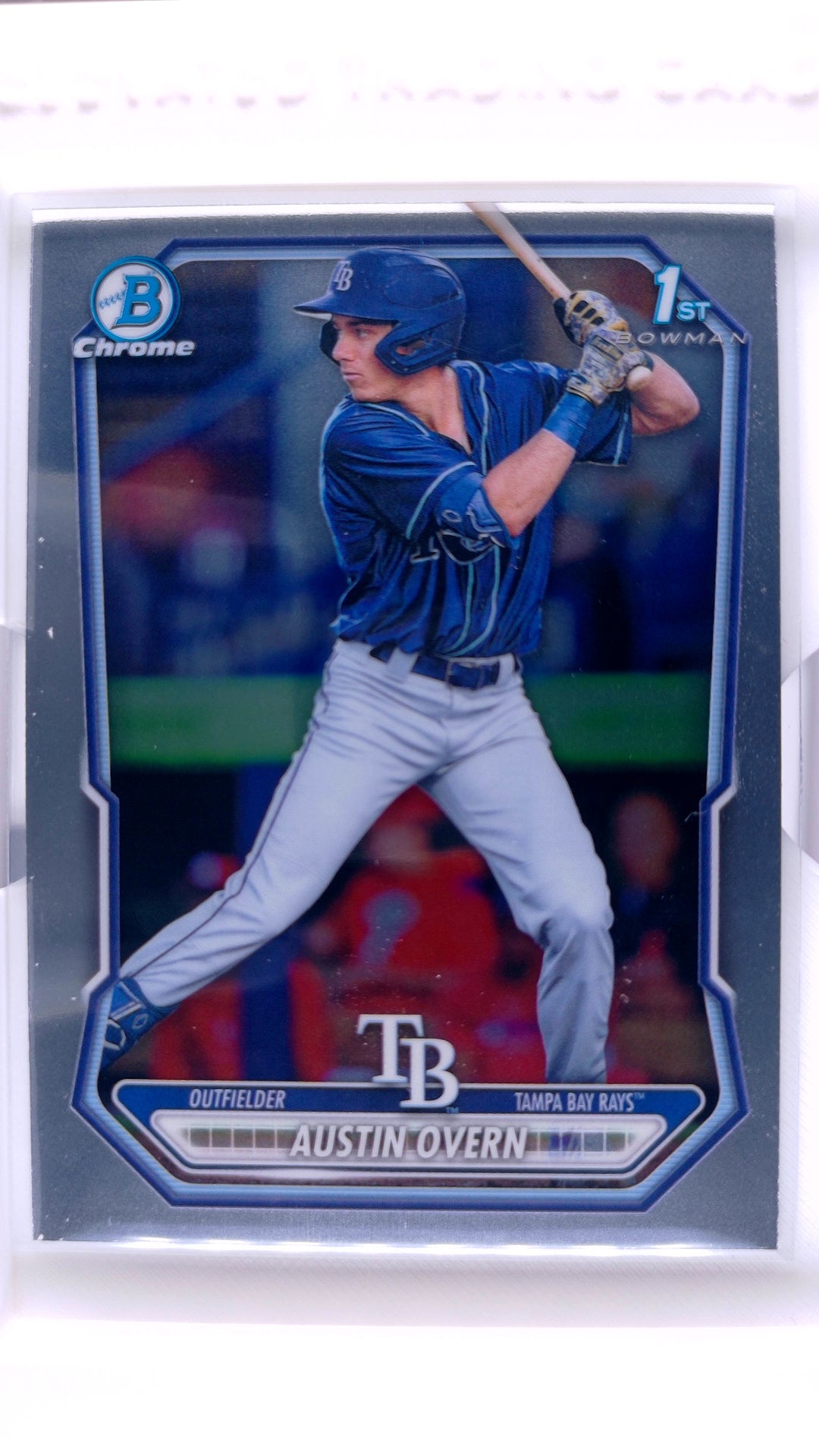 #BCP-237 Austin Overn Bowman Chrome Prospects - front