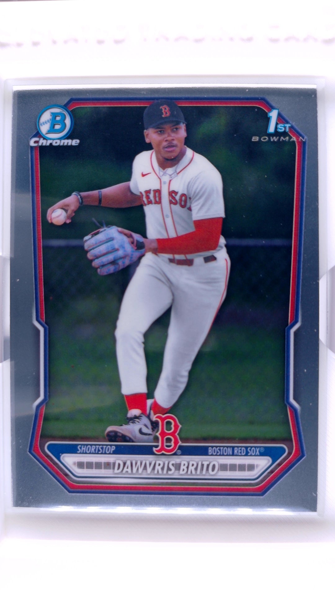 #BCP-191 Dawvris Brito Bowman Chrome Prospects - front