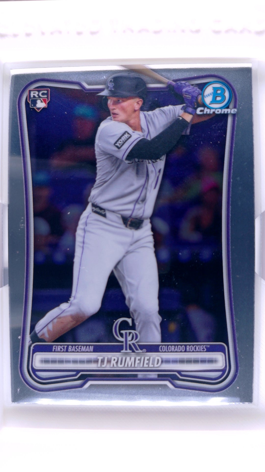 #77 TJ Rumfield Rookie - front
