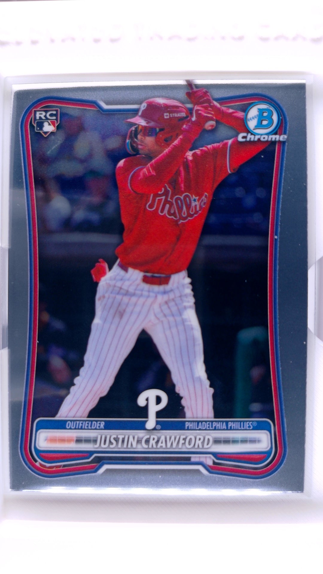 #54 Justin Crawford Rookie - front