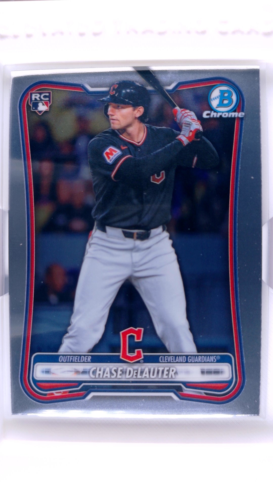 #24 Chase DeLauter Rookie - front