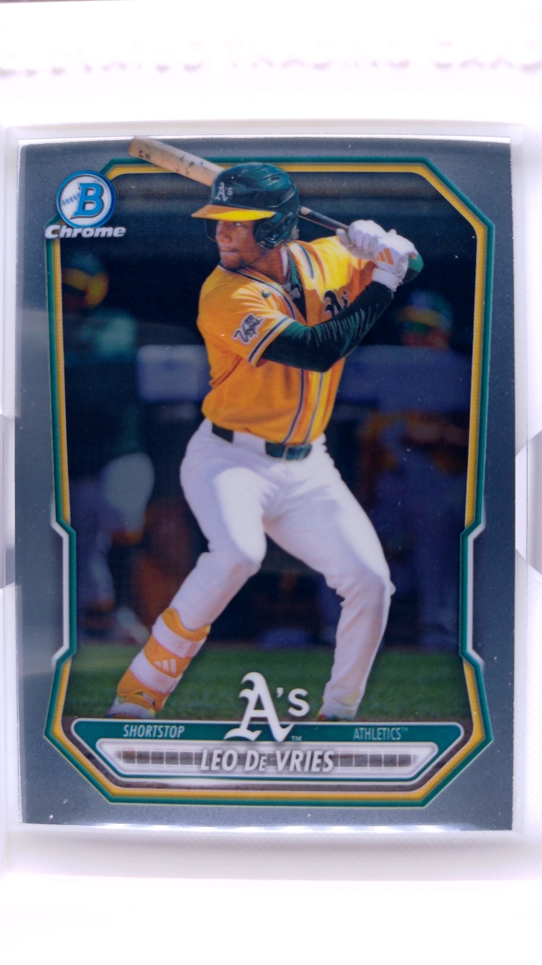 #BCP-170 Leo De Vries Bowman Chrome Prospects - front