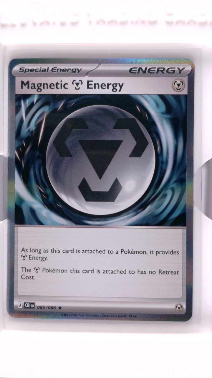 Pokémon: Mega Evolution — Chaos Rising Magnetic Metal Energy #085/086 Rare Holo — Front