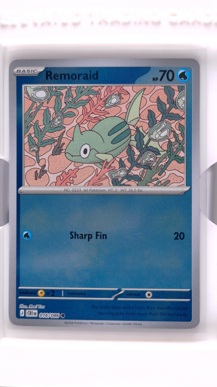 Pokémon: Mega Evolution — Chaos Rising Remoraid #016/086 Common Reverse Holo — Front