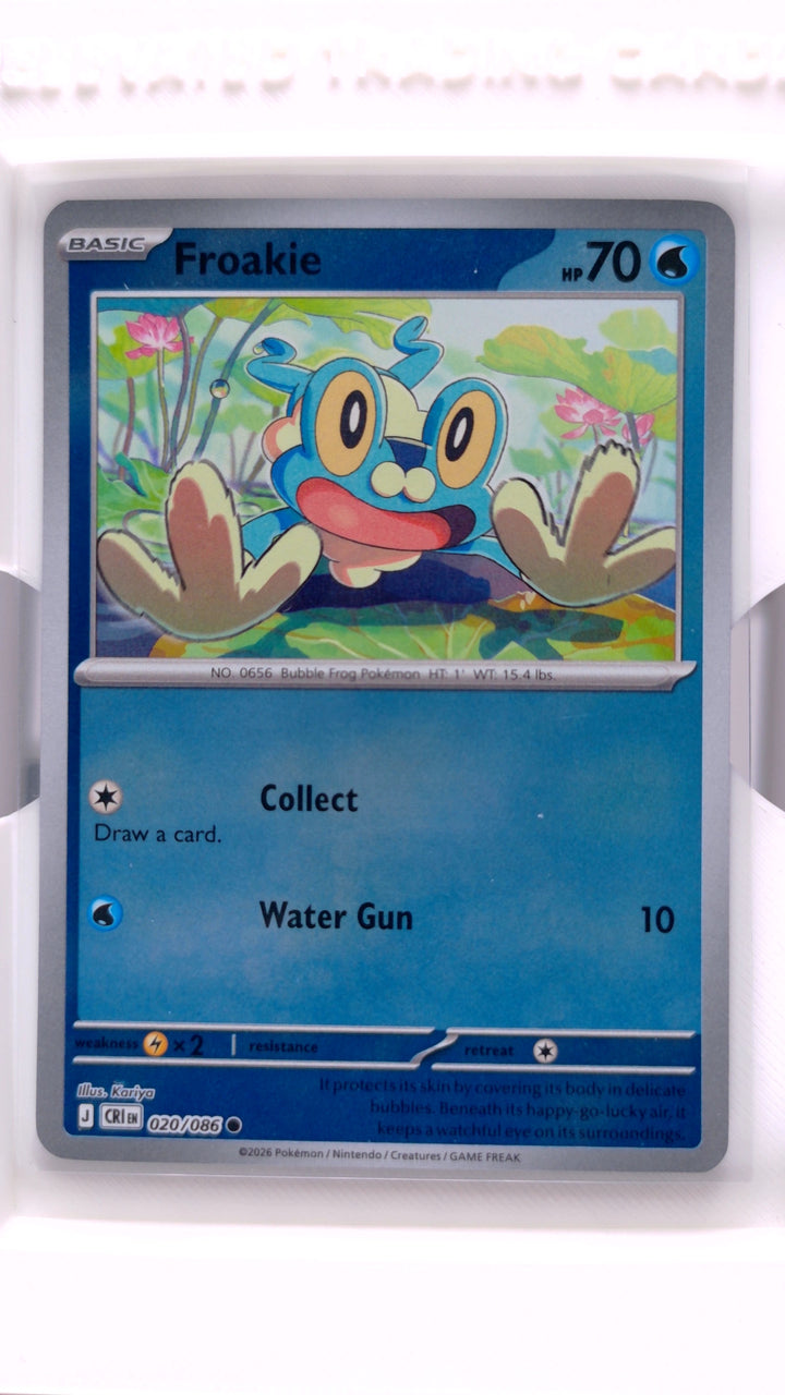 Pokémon: Mega Evolution — Chaos Rising Froakie #020/086 Common Reverse Holo — Front