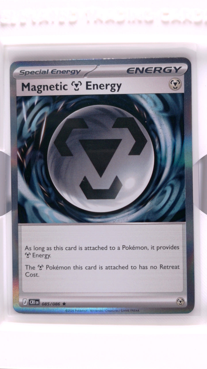 Pokémon: Mega Evolution — Chaos Rising Magnetic Metal Energy #085/086 Rare Holo — Front