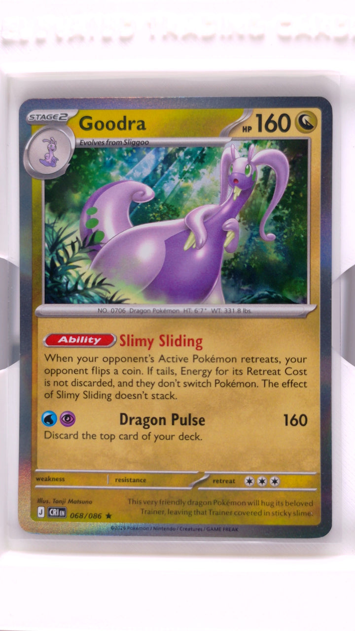 Pokémon: Mega Evolution — Chaos Rising Goodra #068/086 Rare Holo — Front