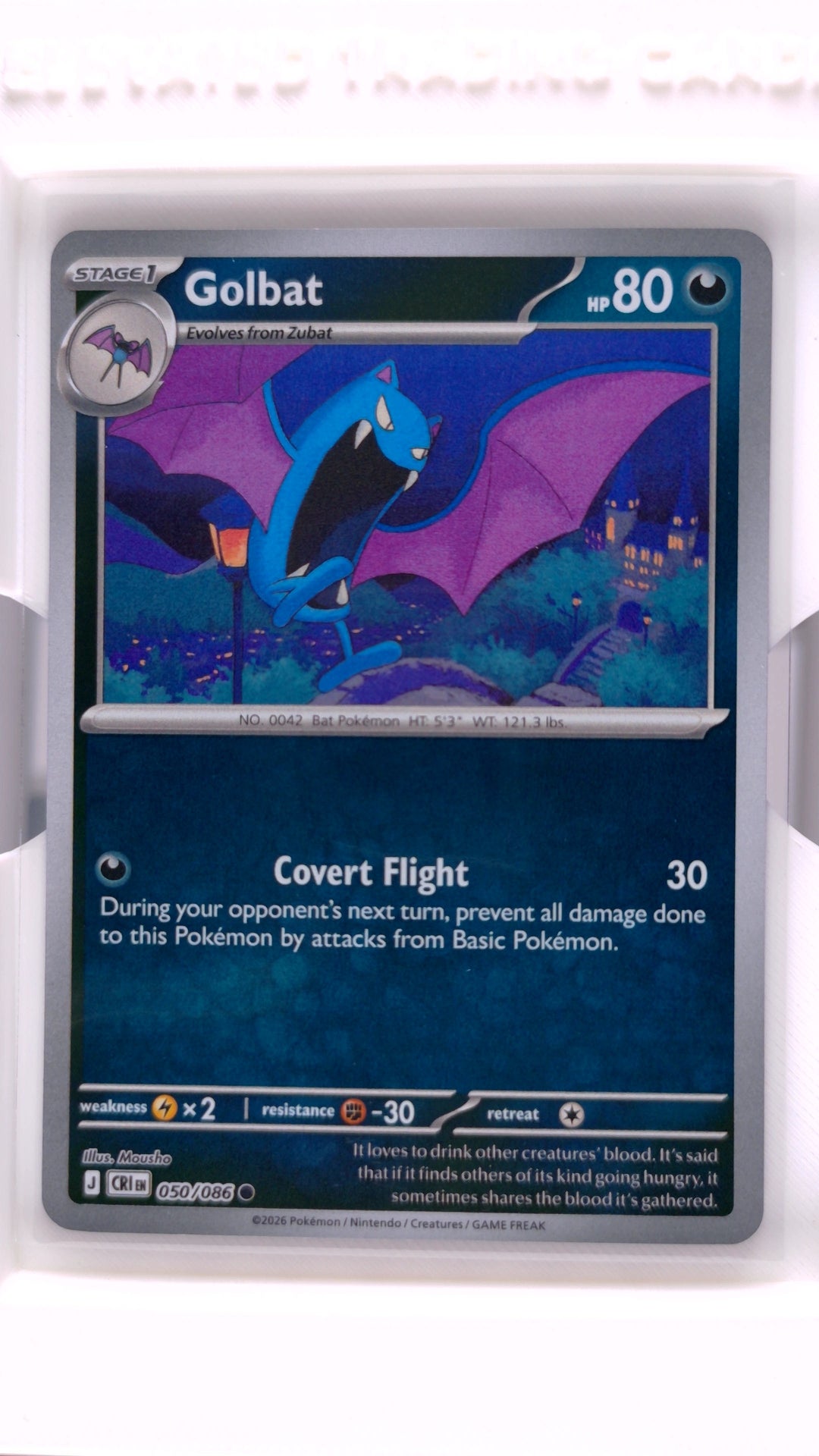 #50 Golbat Reverse Holo Common - front