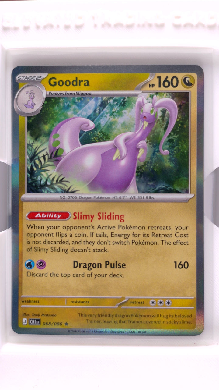Pokémon: Mega Evolution — Chaos Rising Goodra #068/086 Rare Holo — Front