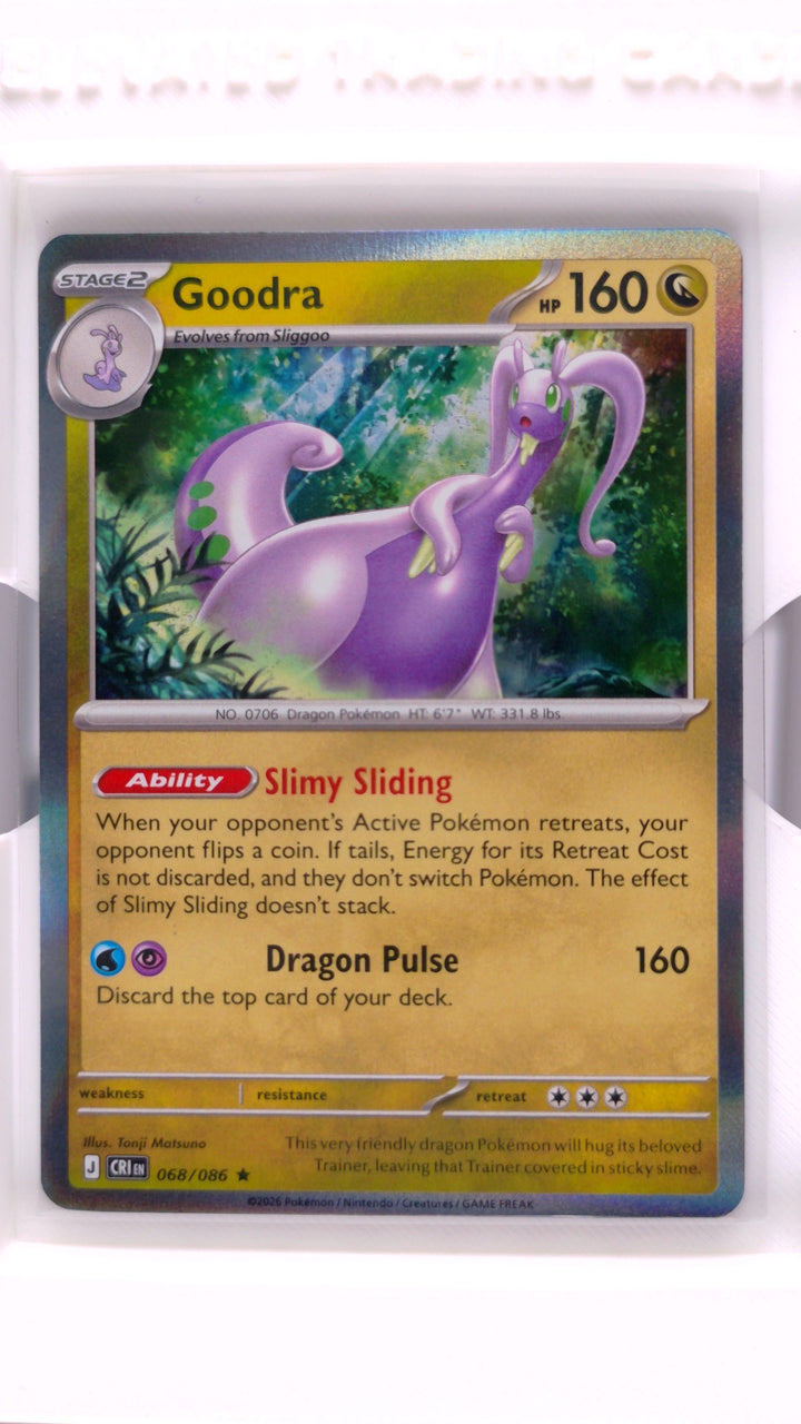 Pokémon: Mega Evolution — Chaos Rising Goodra #068/086 Rare Holo — Front