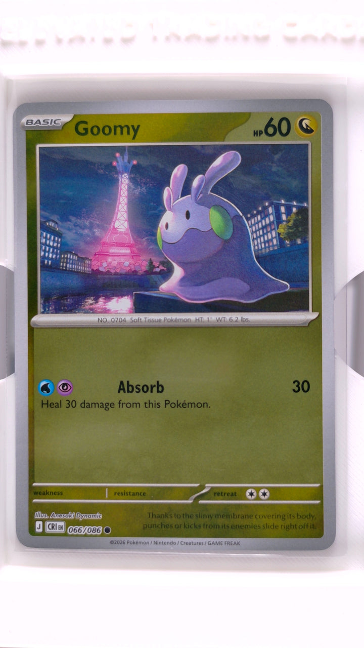 Pokémon: Mega Evolution — Chaos Rising Goomy #066/086 Common Reverse Holo — Front