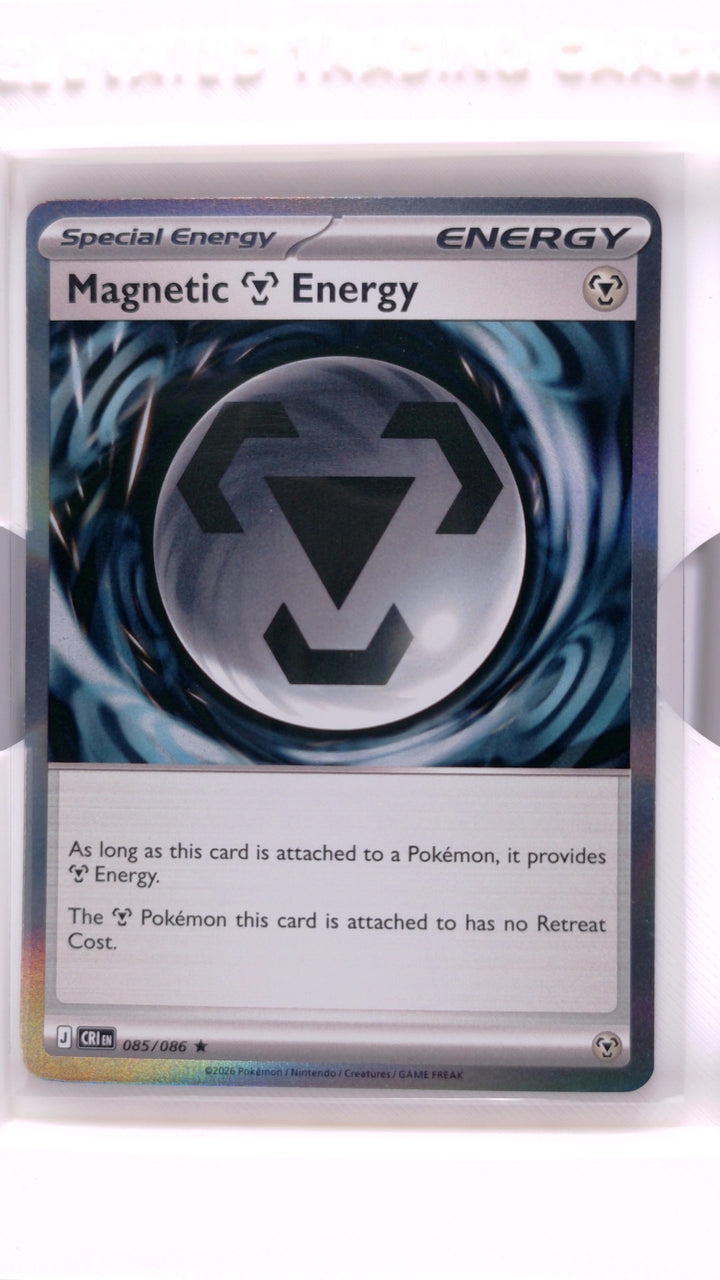 Pokémon: Mega Evolution — Chaos Rising Magnetic Metal Energy #085/086 Rare Holo — Front