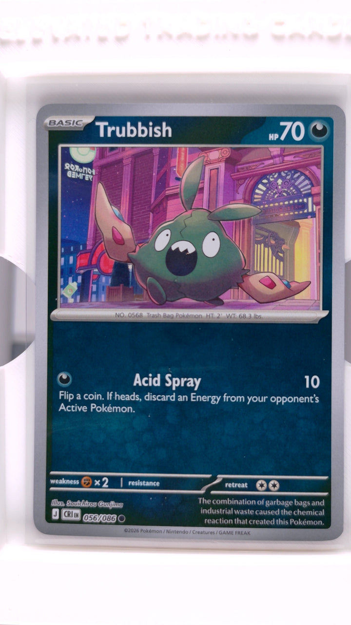 Pokémon: Mega Evolution — Chaos Rising Trubbish #056/086 Common Reverse Holo — Front