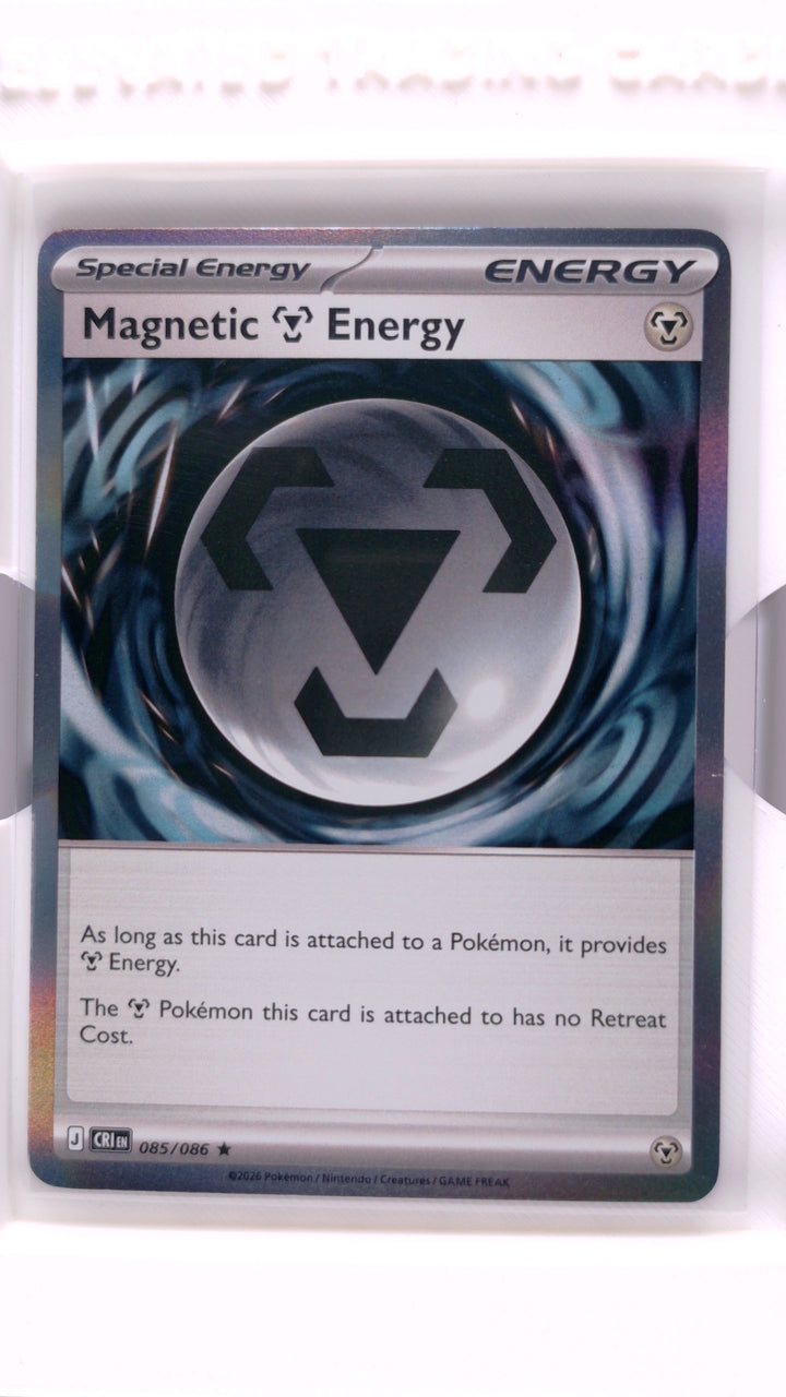 Pokémon: Mega Evolution — Chaos Rising Magnetic Metal Energy #085/086 Rare Holo — Front