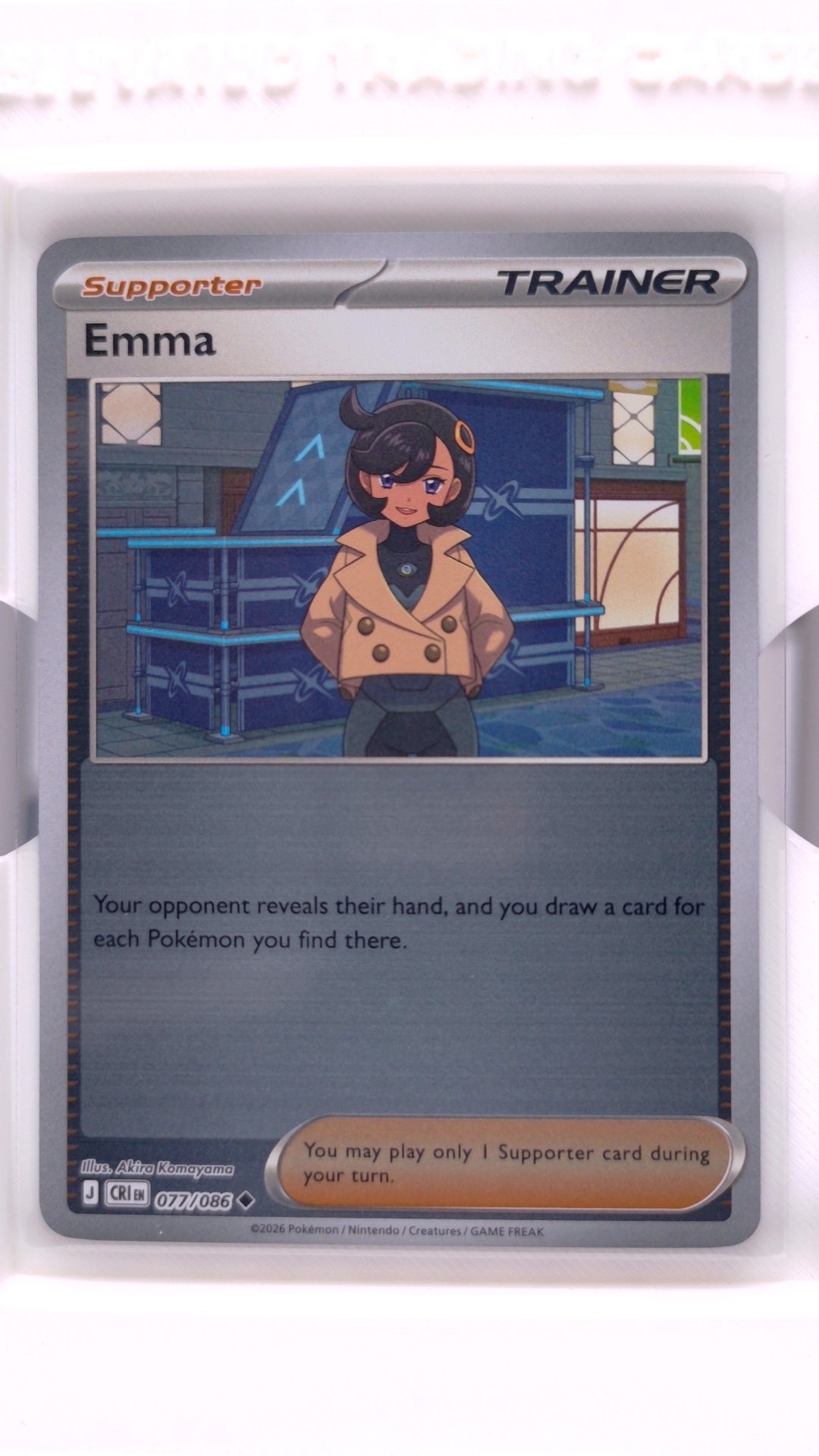 #77 Emma Reverse Holo Uncommon - front