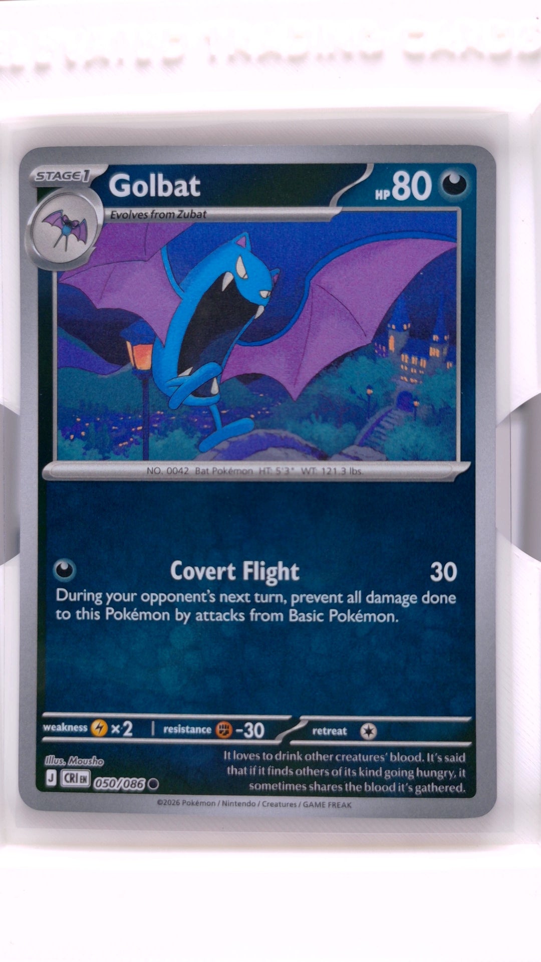 #50 Golbat Reverse Holo Common - front