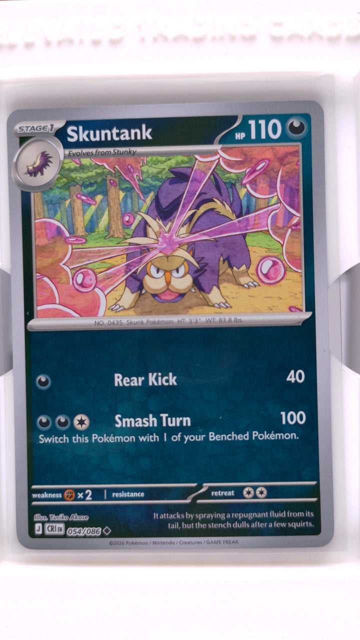 Pokémon: Mega Evolution — Chaos Rising Skuntank #054/086 Uncommon Reverse Holo — Front