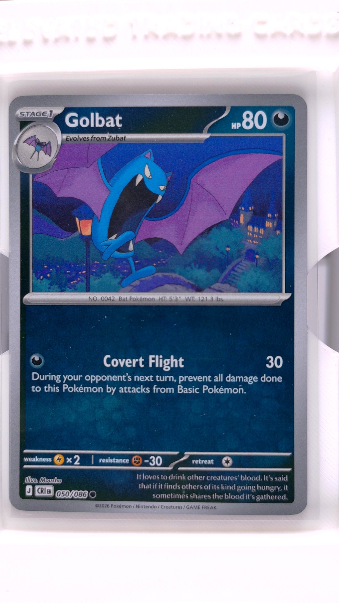 #50 Golbat Reverse Holo Common - front