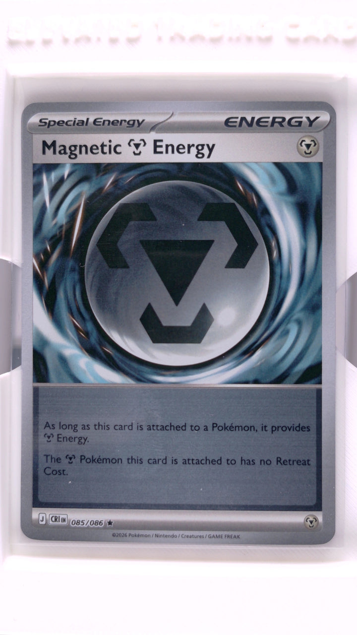 Pokémon: Mega Evolution — Chaos Rising Magnetic Metal Energy #085/086 Rare Reverse Holo — Front