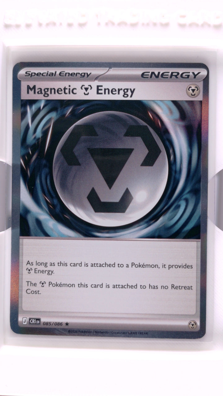 Pokémon: Mega Evolution — Chaos Rising Magnetic Metal Energy #085/086 Rare Holo — Front