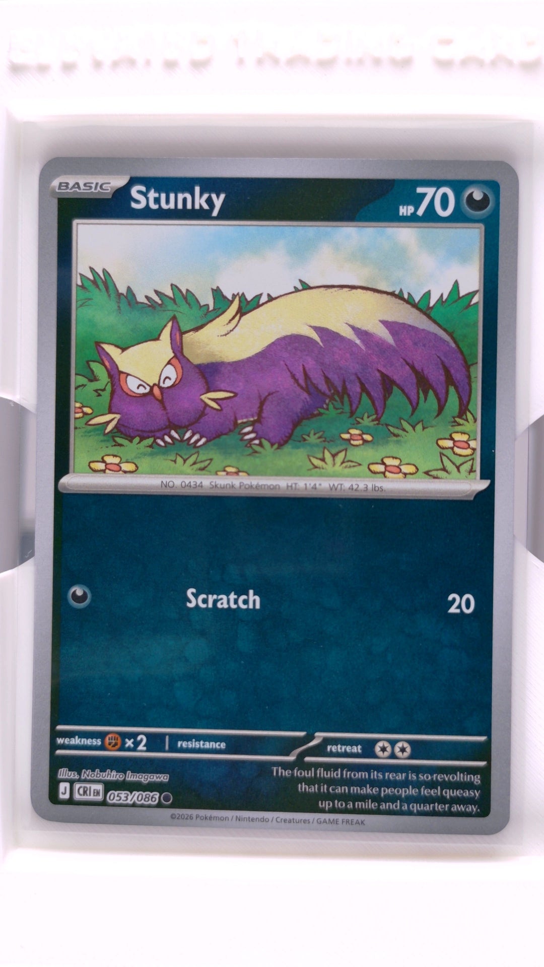 #53 Stunky Reverse Holo Common - front