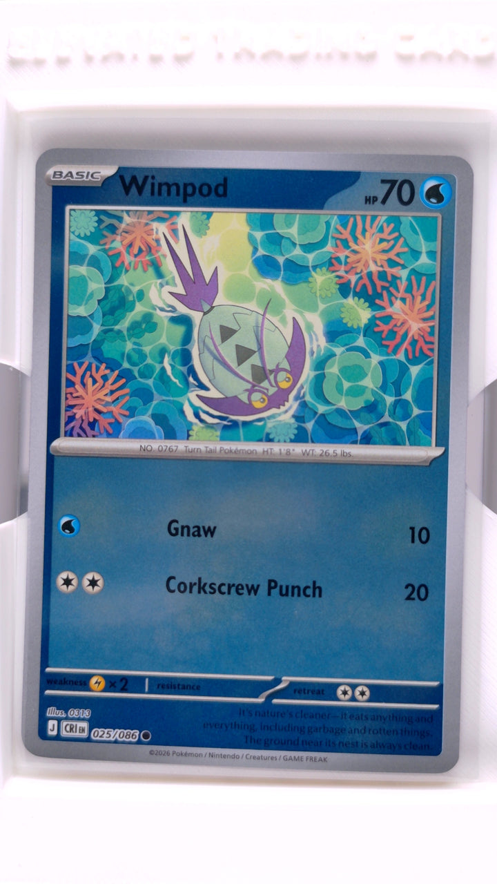 Pokémon: Mega Evolution — Chaos Rising Wimpod #025/086 Common Reverse Holo — Front