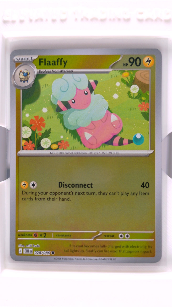 Pokémon: Mega Evolution — Chaos Rising Flaaffy #028/086 Common Reverse Holo — Front