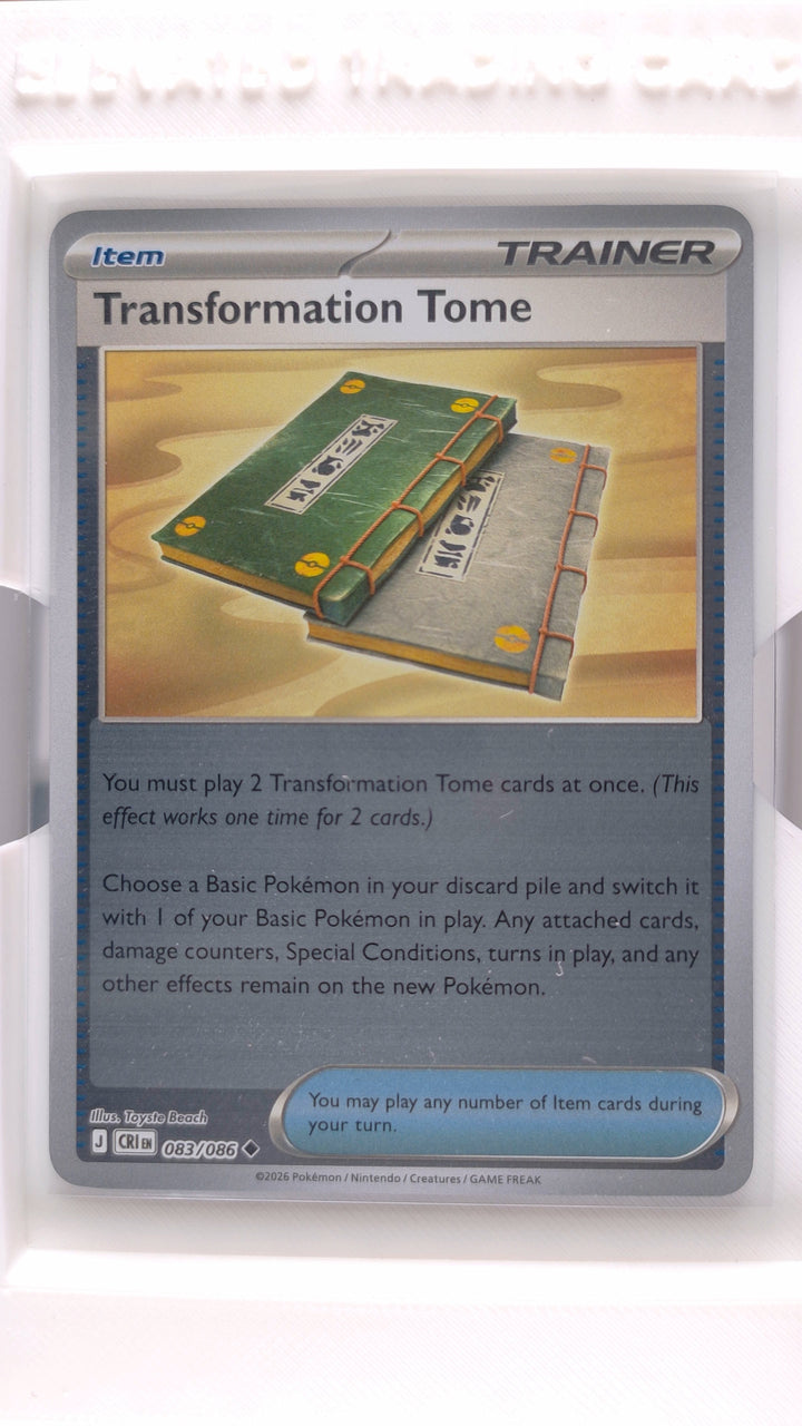 Pokémon: Mega Evolution — Chaos Rising Transformation Tome #083/086 Uncommon Reverse Holo — Front