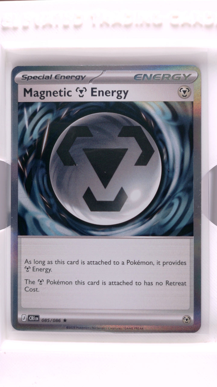 Pokémon: Mega Evolution — Chaos Rising Magnetic Metal Energy #085/086 Rare Holo — Front