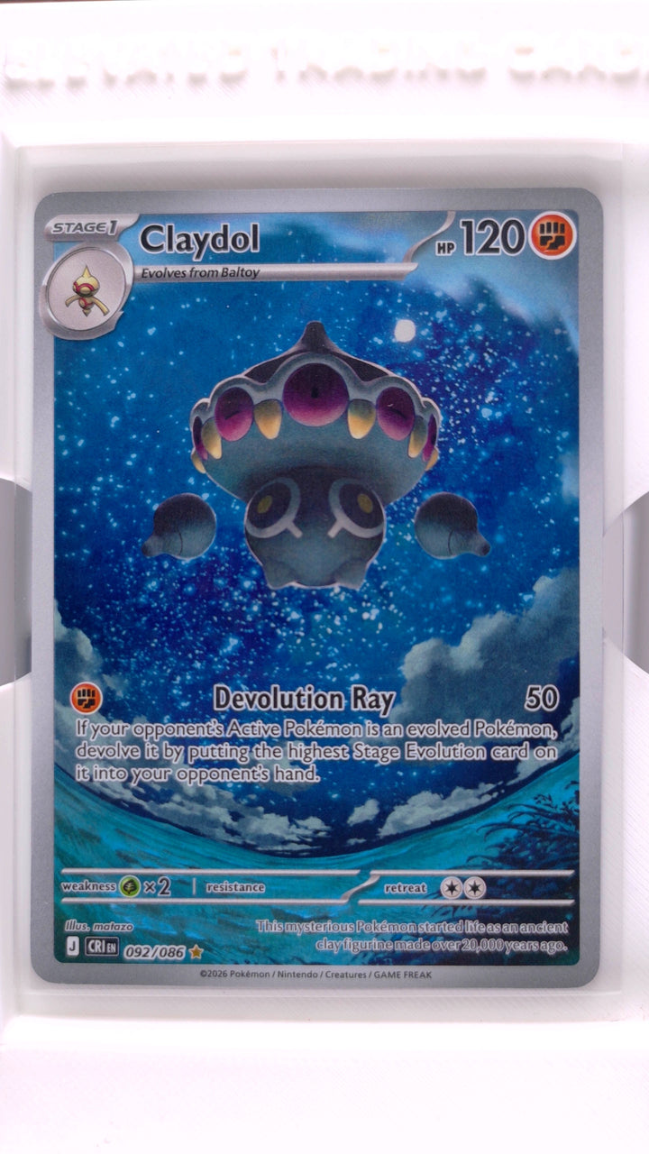 Pokémon: Mega Evolution — Chaos Rising Claydol #092/086 Illustration Rare — Front