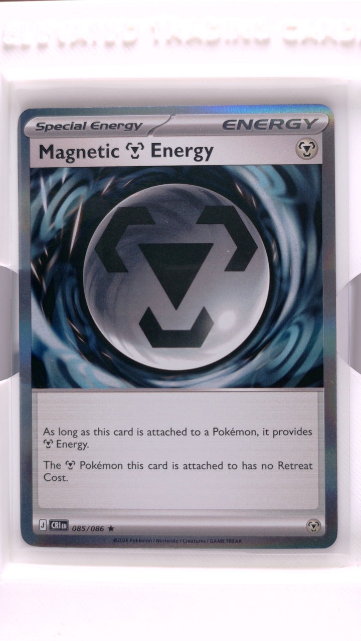 Pokémon: Mega Evolution — Chaos Rising Magnetic Metal Energy #085/086 Rare Holo — Front
