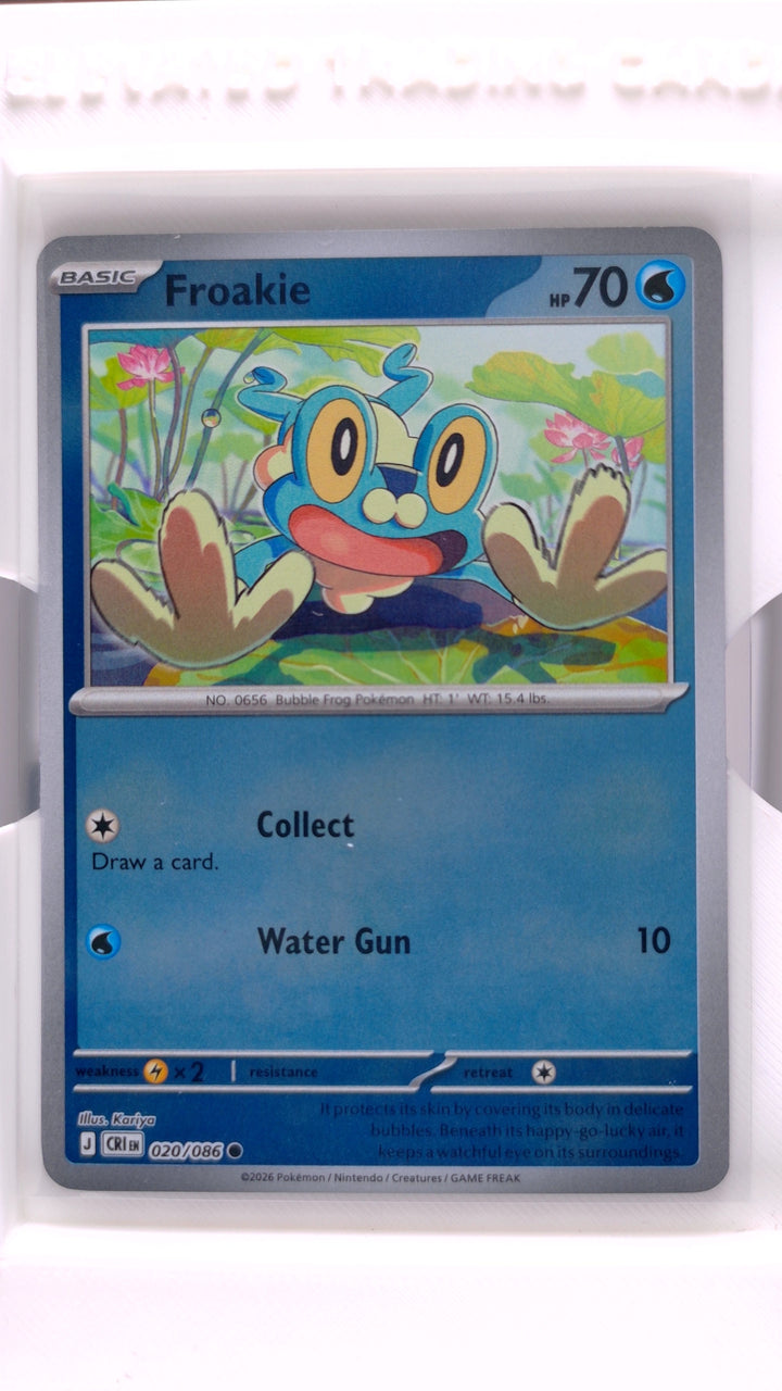 Pokémon: Mega Evolution — Chaos Rising Froakie #020/086 Common Reverse Holo — Front