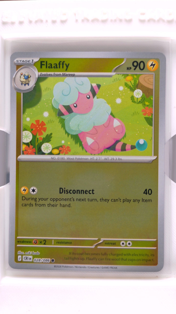 Pokémon: Mega Evolution — Chaos Rising Flaaffy #028/086 Common Reverse Holo — Front