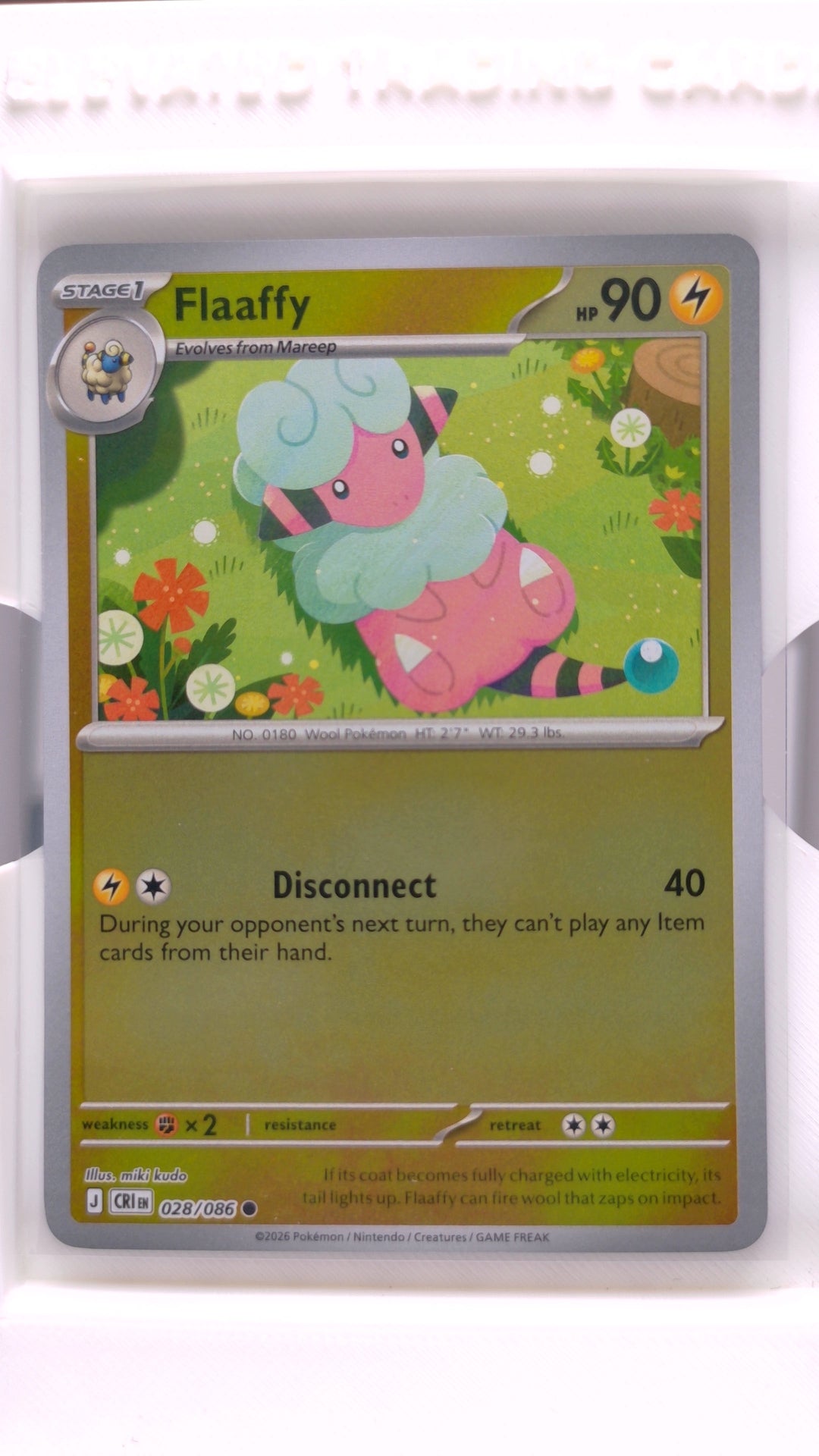 #28 Flaaffy Reverse Holo Common - front